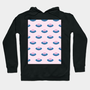 UFO Spaceship Pattern Hoodie